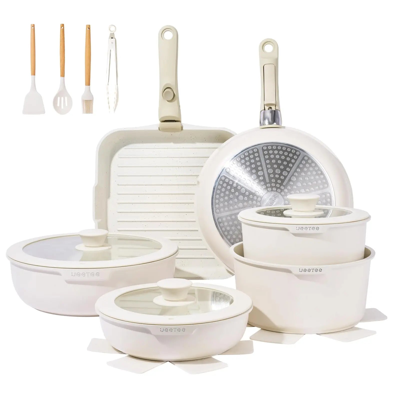 The Premium Stackable Cookware Set (26-Piece)