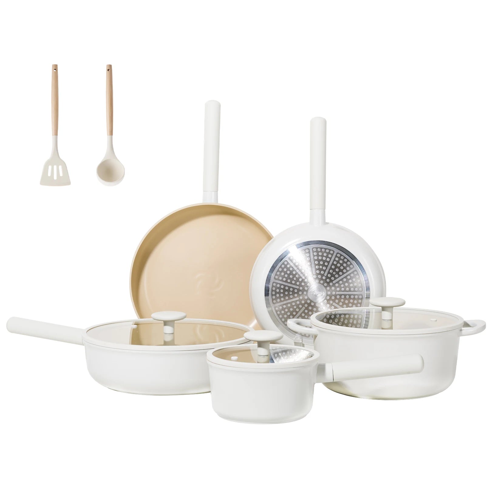 The Premium White Granite Set (14-Piece)