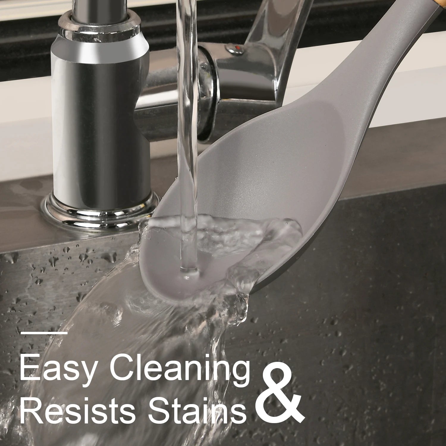 The Essential Silicone Utensil Set (12-Piece) - Gray