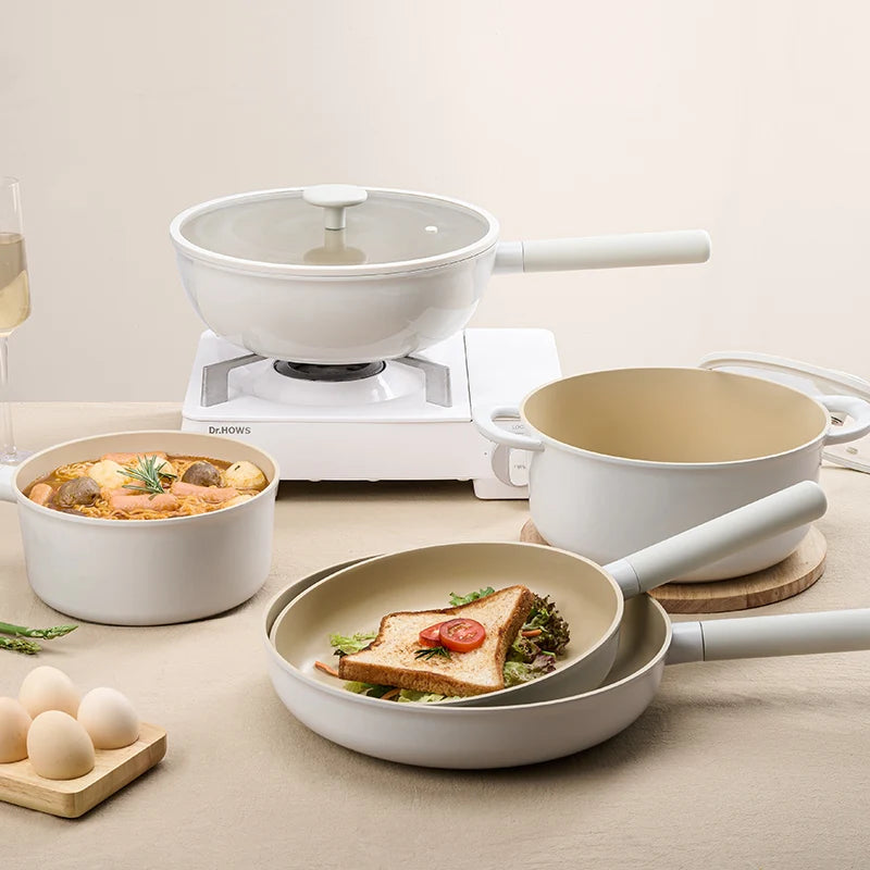 The Premium White Granite Set (14-Piece)