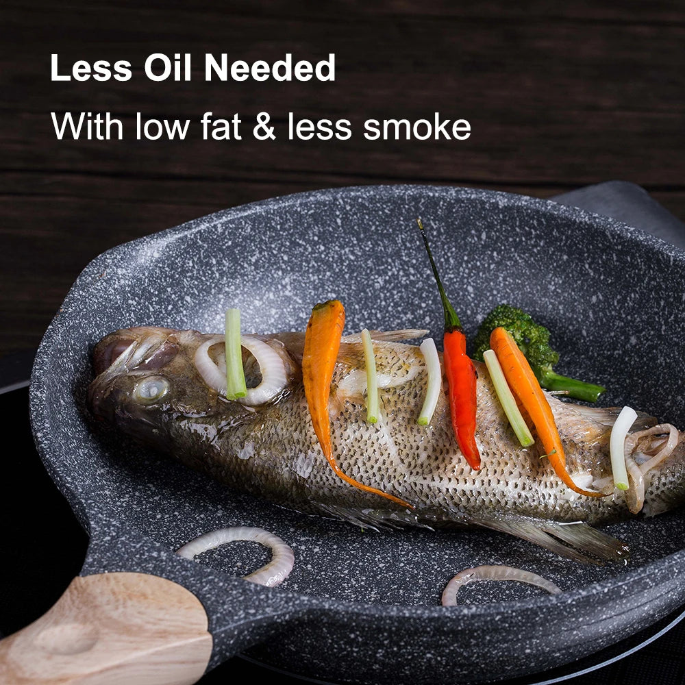 Granite Nonstick Frying Pan - 8" & 9.5"