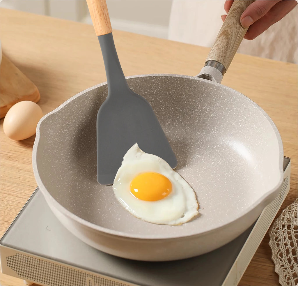 The Essential Silicone Utensil Set (12-Piece) - Gray