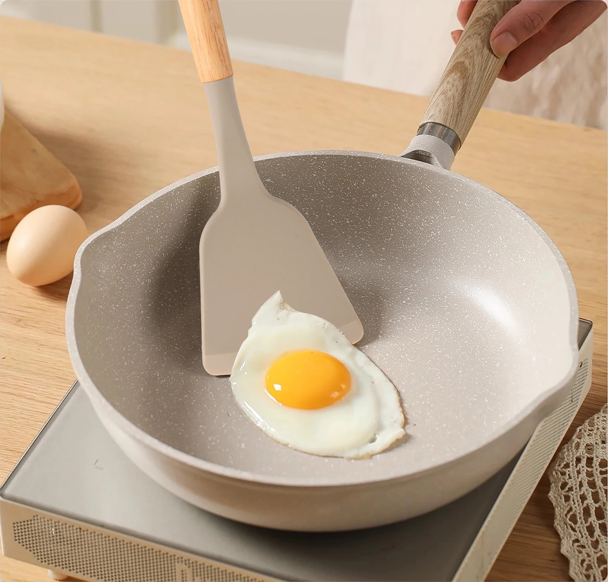 The Essential Silicone Utensil Set (12-Piece) - Khaki