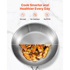 Tri-Ply Stainless Steel Skillet Set (3-Piece)