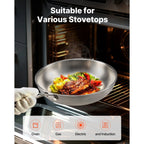 Tri-Ply Stainless Steel Skillet Set (3-Piece)